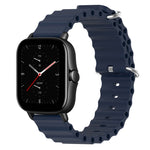 Cinturino per orologio in silicone tinta unita stile oceano da 20 mm, For Amazfit GTS 3, For Amazfit GTS 2E