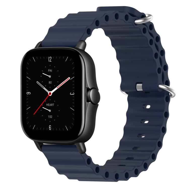 Cinturino per orologio in silicone tinta unita stile oceano da 20 mm, For Amazfit GTS 3, For Amazfit GTS 2E