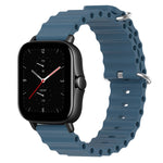 Cinturino per orologio in silicone tinta unita stile oceano da 20 mm, For Amazfit GTS 3, For Amazfit GTS 2E
