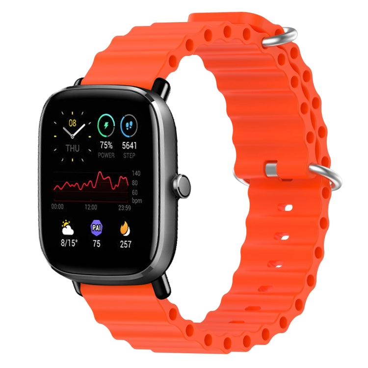 Cinturino per orologio in silicone tinta unita stile oceano da 20 mm, For Amazfit GTS 2 Mini, For Amazfit GTS 2