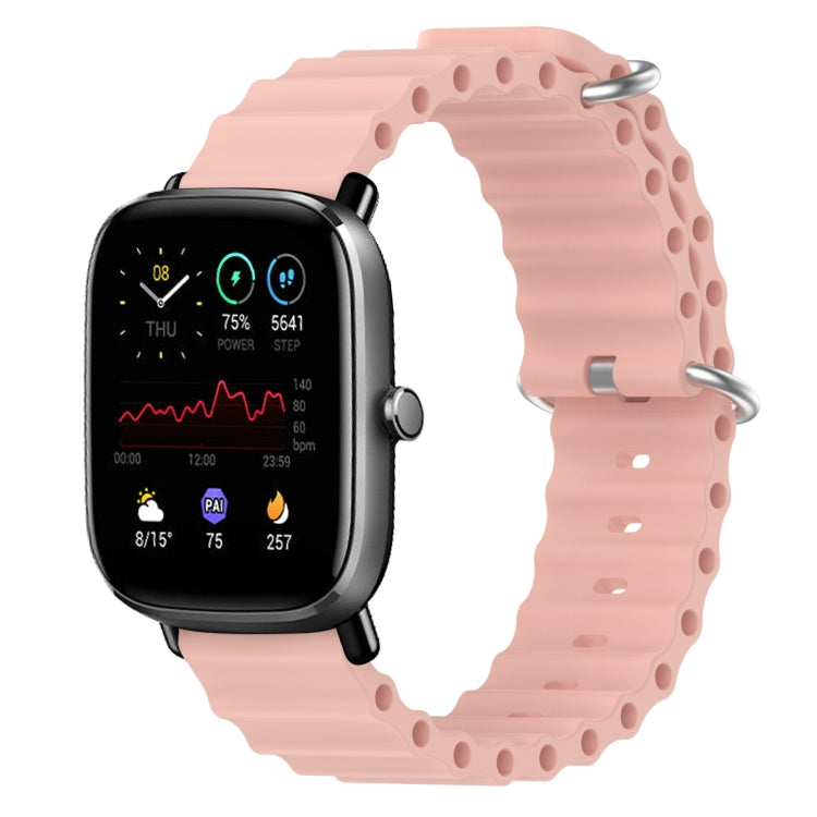 Cinturino per orologio in silicone tinta unita stile oceano da 20 mm, For Amazfit GTS 2 Mini, For Amazfit GTS 2