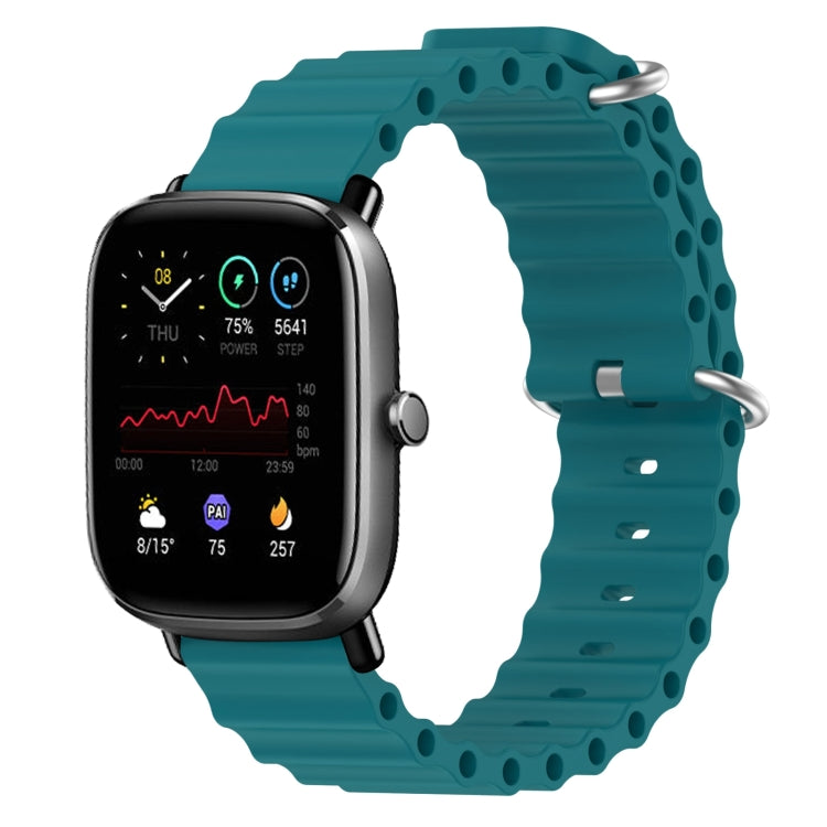 Cinturino per orologio in silicone tinta unita stile oceano da 20 mm, For Amazfit GTS 2 Mini, For Amazfit GTS 2