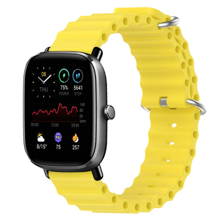 Cinturino per orologio in silicone tinta unita stile oceano da 20 mm, For Amazfit GTS 2 Mini, For Amazfit GTS 2