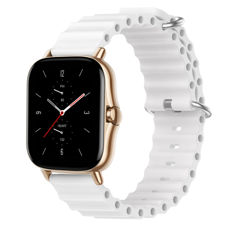 Cinturino per orologio in silicone tinta unita stile oceano da 20 mm, For Amazfit GTS 2 Mini, For Amazfit GTS 2