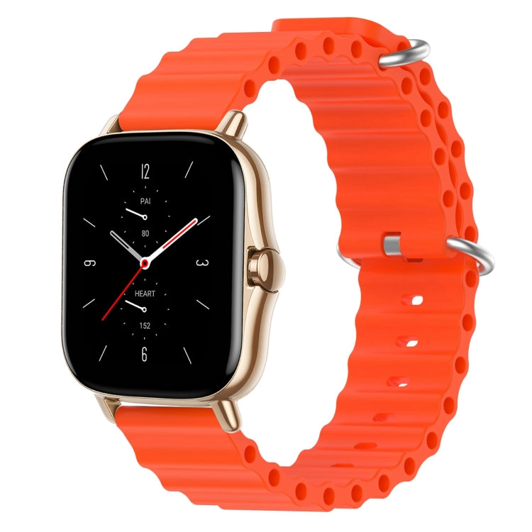 Cinturino per orologio in silicone tinta unita stile oceano da 20 mm, For Amazfit GTS 2 Mini, For Amazfit GTS 2