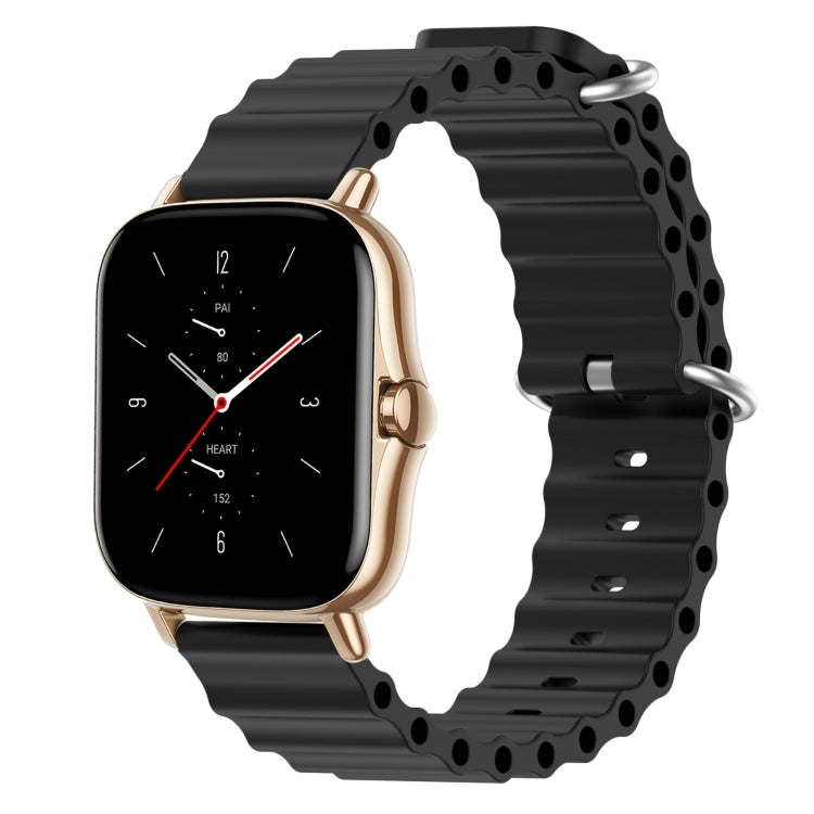 Cinturino per orologio in silicone tinta unita stile oceano da 20 mm, For Amazfit GTS 2 Mini, For Amazfit GTS 2
