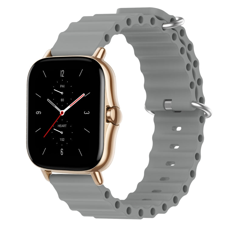 Cinturino per orologio in silicone tinta unita stile oceano da 20 mm, For Amazfit GTS 2 Mini, For Amazfit GTS 2