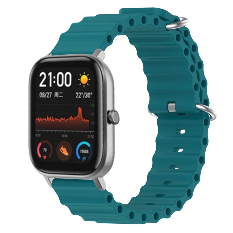 Cinturino per orologio in silicone tinta unita stile oceano da 20 mm, For Amazfit GTS, For Amazfit GTR 42mm