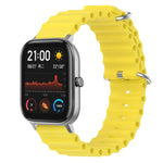 Cinturino per orologio in silicone tinta unita stile oceano da 20 mm, For Amazfit GTS, For Amazfit GTR 42mm