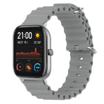 Cinturino per orologio in silicone tinta unita stile oceano da 20 mm, For Amazfit GTS, For Amazfit GTR 42mm