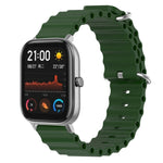 Cinturino per orologio in silicone tinta unita stile oceano da 20 mm, For Amazfit GTS, For Amazfit GTR 42mm