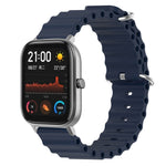 Cinturino per orologio in silicone tinta unita stile oceano da 20 mm, For Amazfit GTS, For Amazfit GTR 42mm