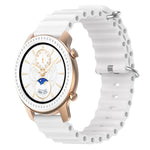Cinturino per orologio in silicone tinta unita stile oceano da 20 mm, For Amazfit GTS, For Amazfit GTR 42mm