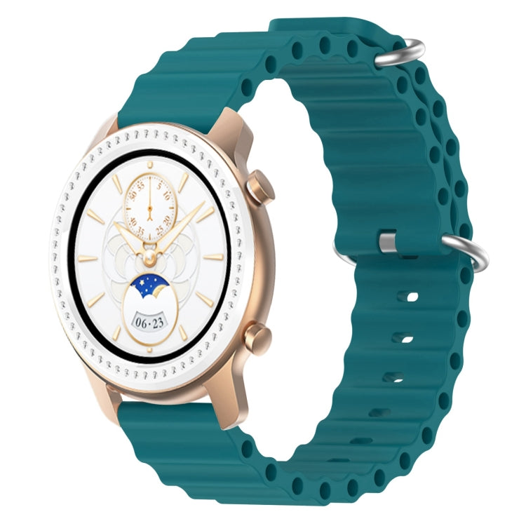 Cinturino per orologio in silicone tinta unita stile oceano da 20 mm, For Amazfit GTS, For Amazfit GTR 42mm