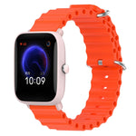 Cinturino per orologio in silicone tinta unita stile oceano da 20 mm, For Amazfit Pop Pro, For Amazfit Pop