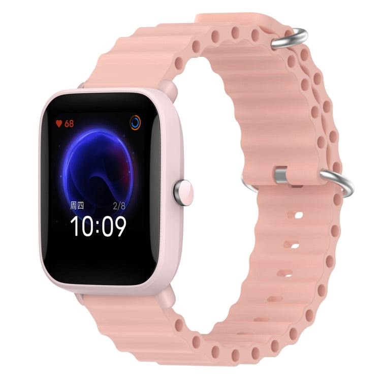 Cinturino per orologio in silicone tinta unita stile oceano da 20 mm, For Amazfit Pop Pro, For Amazfit Pop