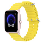 Cinturino per orologio in silicone tinta unita stile oceano da 20 mm, For Amazfit Pop Pro, For Amazfit Pop