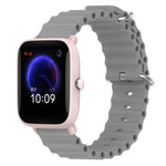 Cinturino per orologio in silicone tinta unita stile oceano da 20 mm, For Amazfit Pop Pro, For Amazfit Pop