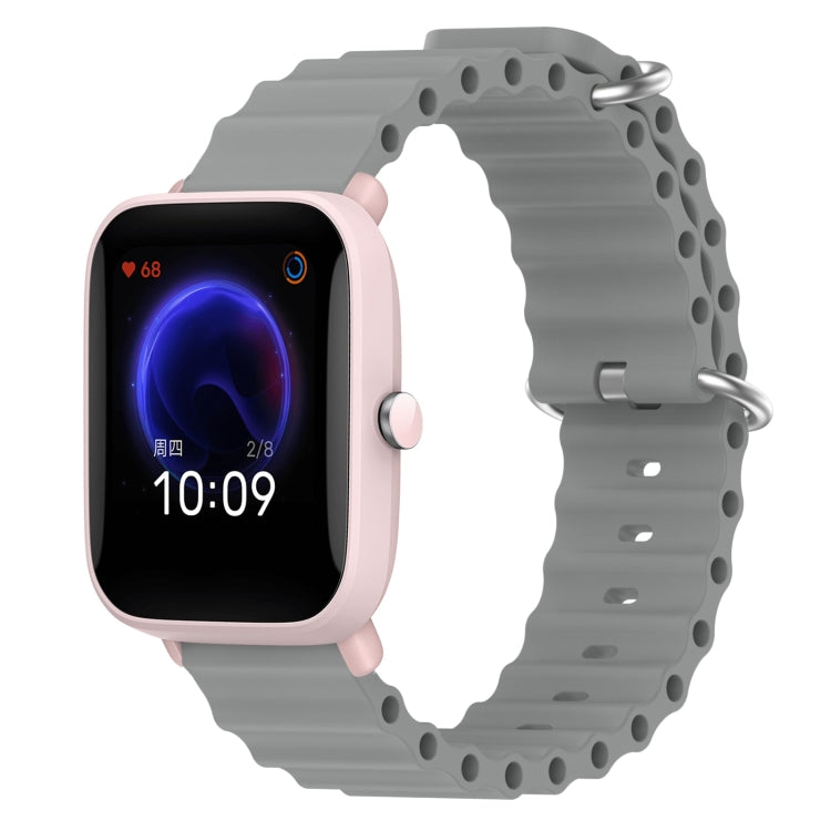 Cinturino per orologio in silicone tinta unita stile oceano da 20 mm, For Amazfit Pop Pro, For Amazfit Pop
