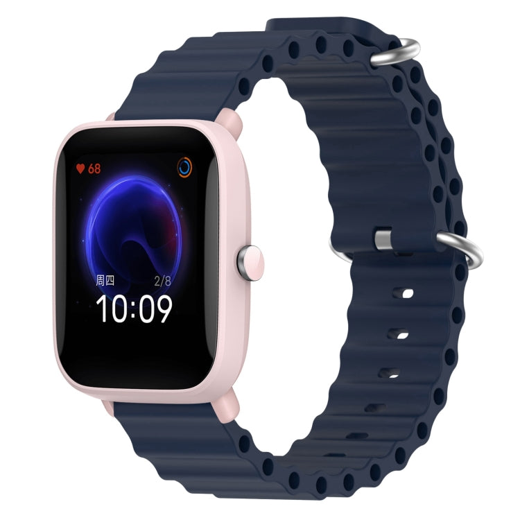 Cinturino per orologio in silicone tinta unita stile oceano da 20 mm, For Amazfit Pop Pro, For Amazfit Pop