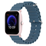 Cinturino per orologio in silicone tinta unita stile oceano da 20 mm, For Amazfit Pop Pro, For Amazfit Pop