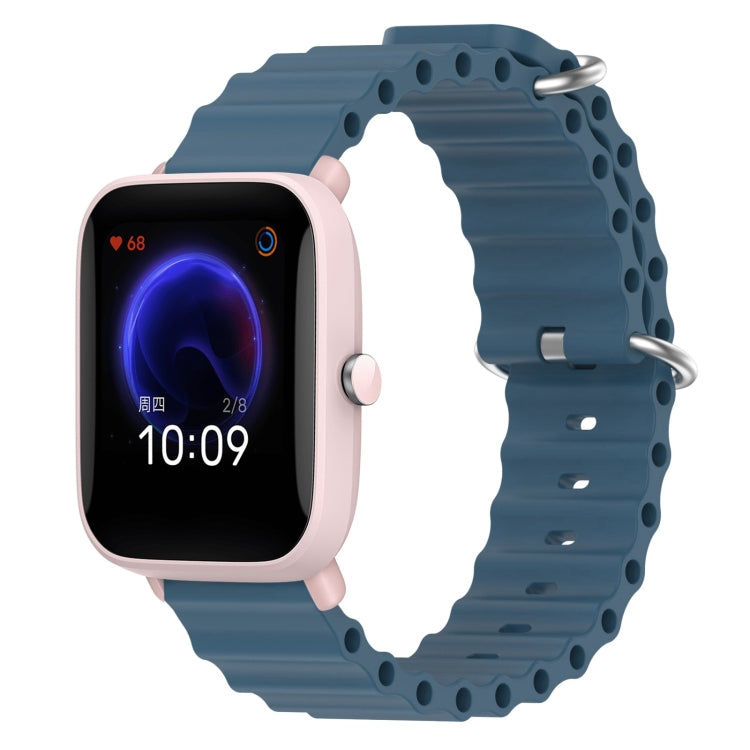Cinturino per orologio in silicone tinta unita stile oceano da 20 mm, For Amazfit Pop Pro, For Amazfit Pop