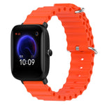 Cinturino per orologio in silicone tinta unita stile oceano da 20 mm, For Amazfit Pop Pro, For Amazfit Pop