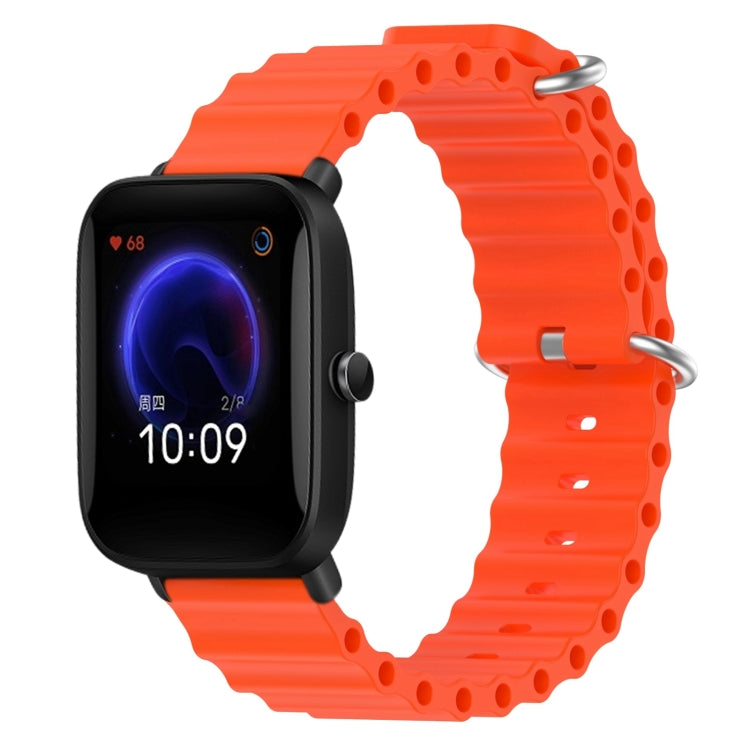 Cinturino per orologio in silicone tinta unita stile oceano da 20 mm, For Amazfit Pop Pro, For Amazfit Pop