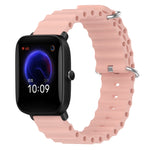 Cinturino per orologio in silicone tinta unita stile oceano da 20 mm, For Amazfit Pop Pro, For Amazfit Pop