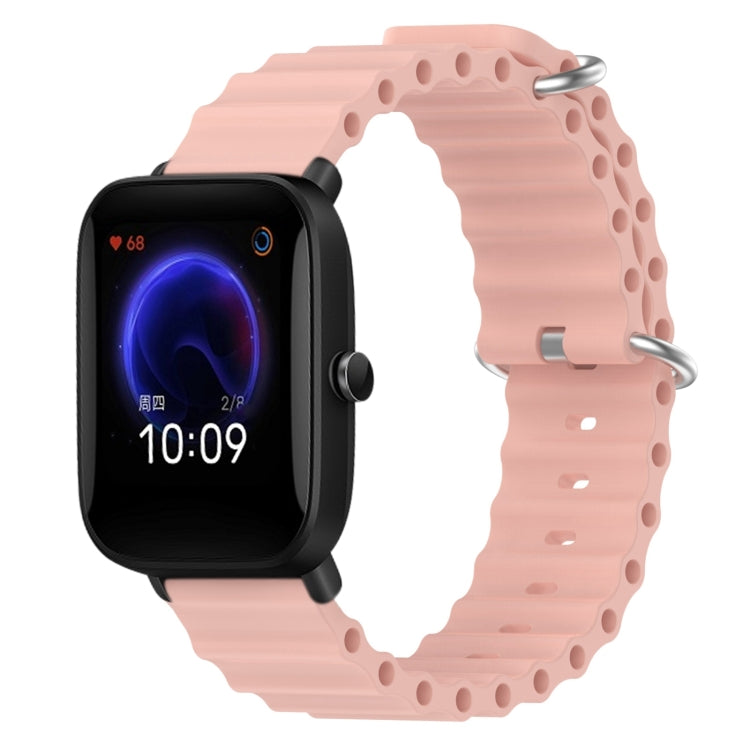 Cinturino per orologio in silicone tinta unita stile oceano da 20 mm, For Amazfit Pop Pro, For Amazfit Pop