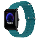 Cinturino per orologio in silicone tinta unita stile oceano da 20 mm, For Amazfit Pop Pro, For Amazfit Pop