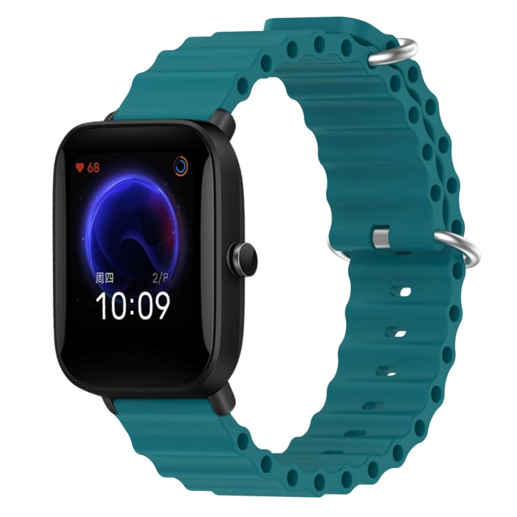 Cinturino per orologio in silicone tinta unita stile oceano da 20 mm, For Amazfit Pop Pro, For Amazfit Pop