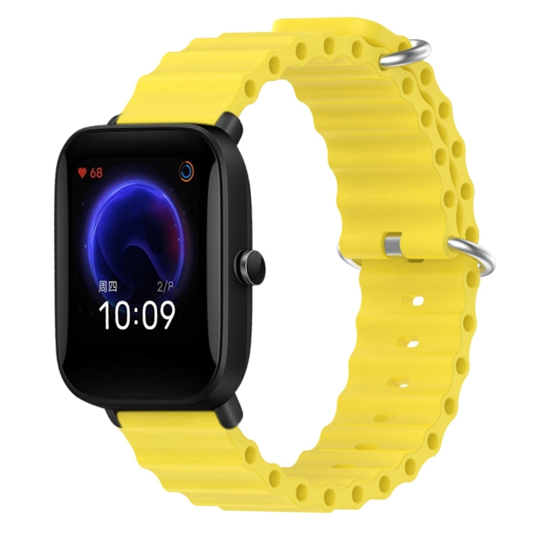 Cinturino per orologio in silicone tinta unita stile oceano da 20 mm, For Amazfit Pop Pro, For Amazfit Pop