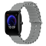 Cinturino per orologio in silicone tinta unita stile oceano da 20 mm, For Amazfit Pop Pro, For Amazfit Pop