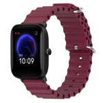 Cinturino per orologio in silicone tinta unita stile oceano da 20 mm, For Amazfit Pop Pro, For Amazfit Pop