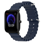 Cinturino per orologio in silicone tinta unita stile oceano da 20 mm, For Amazfit Pop Pro, For Amazfit Pop