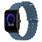 Cinturino per orologio in silicone tinta unita stile oceano da 20 mm, For Amazfit Pop Pro, For Amazfit Pop