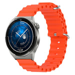 Cinturino per orologio in silicone tinta unita stile oceano da 20 mm, For Huawei Watch GT3 Pro 43mm, For Huawei Watch GT3 42mm