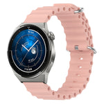 Cinturino per orologio in silicone tinta unita stile oceano da 20 mm, For Huawei Watch GT3 Pro 43mm, For Huawei Watch GT3 42mm