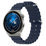 Cinturino per orologio in silicone tinta unita stile oceano da 20 mm, For Huawei Watch GT3 Pro 43mm, For Huawei Watch GT3 42mm