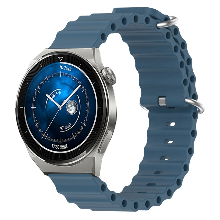 Cinturino per orologio in silicone tinta unita stile oceano da 20 mm, For Huawei Watch GT3 Pro 43mm, For Huawei Watch GT3 42mm