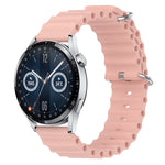 Cinturino per orologio in silicone tinta unita stile oceano da 20 mm, For Huawei Watch GT3 Pro 43mm, For Huawei Watch GT3 42mm