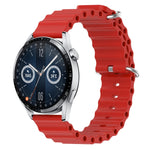Cinturino per orologio in silicone tinta unita stile oceano da 20 mm, For Huawei Watch GT3 Pro 43mm, For Huawei Watch GT3 42mm