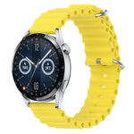 Cinturino per orologio in silicone tinta unita stile oceano da 20 mm, For Huawei Watch GT3 Pro 43mm, For Huawei Watch GT3 42mm