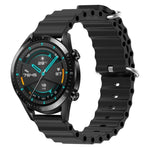Cinturino per orologio in silicone tinta unita stile oceano da 20 mm, For Huawei Watch GT2 42mm, For Huawei Watch 2