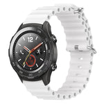 Cinturino per orologio in silicone tinta unita stile oceano da 20 mm, For Huawei Watch GT2 42mm, For Huawei Watch 2