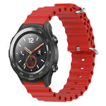 Cinturino per orologio in silicone tinta unita stile oceano da 20 mm, For Huawei Watch GT2 42mm, For Huawei Watch 2