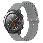 Cinturino per orologio in silicone tinta unita stile oceano da 20 mm, For Huawei Watch GT2 42mm, For Huawei Watch 2
