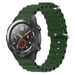 Cinturino per orologio in silicone tinta unita stile oceano da 20 mm, For Huawei Watch GT2 42mm, For Huawei Watch 2