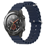 Cinturino per orologio in silicone tinta unita stile oceano da 20 mm, For Huawei Watch GT2 42mm, For Huawei Watch 2